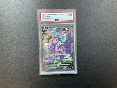 PSA 10 Mew V SR 106 Fusin Arts s8 Korean Pokemon Card - Image 1 of 2
