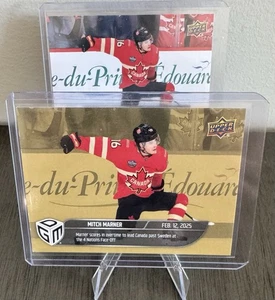 🇨🇦 MITCH MARNER PUNTUACIONES EN OT 4 NACIONES ENFRENTAMIENTO🇨🇦2025 UD 2 CARTAS BASE DORADA - Imagen 1 de 7