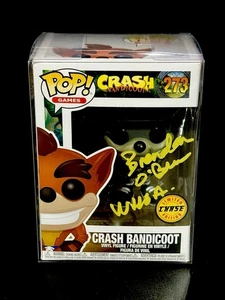 Brendan O'Brian Signed Funko Pop Crash Bandicoot Beckett Certified - Picture 1 of 2