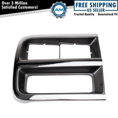 Right Headlight Bezel Fits 1992-1995 Chevrolet G10 G20 1992-1996 G30 - Image 1 of 4