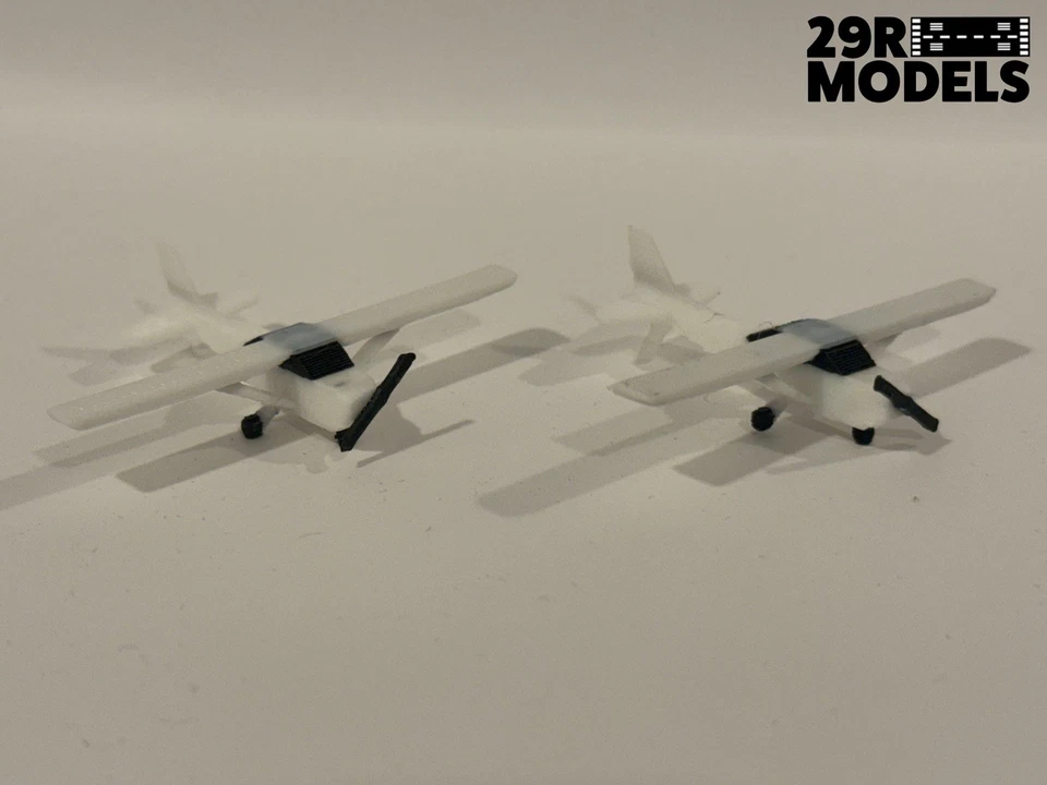 1/200 Scale Cessna 172 Skyhawk 3D Printed Airplane Model (2-PACK) - Image 1 of 4