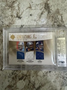 2009 Ultimate Collection Ultimate GOLD Six Jersey /25 Stafford/Manning/Brady - Picture 1 of 4