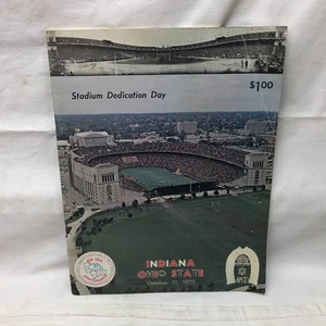 Programma calcio vintage 1972 Ohio State Indiana Woody Hayes - Foto 1 di 24