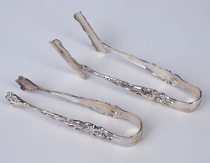 Vintage Reed and Barton Francis Asparagus and Sugar Tongs 77g - Picture 1 of 9