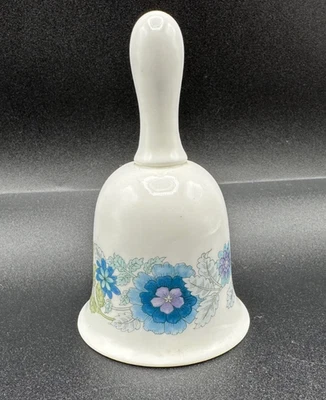 Wedgwood Bell Bone China CLEMENTINE  Blue Flowers Made in England  - Image 1 of 4