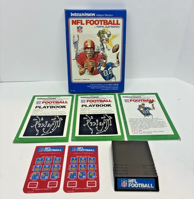 INTELLIVISION: NFL FOOTBALL *COMPLETE & FREE SHIPPING* - Image 1 of 4