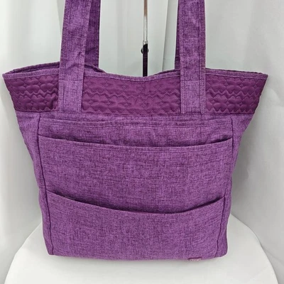 Bolso de Viaje Convertible Lug Nylon Púrpura Múltiples Bolsillos Cierre con Cremallera Foto 1 de 4