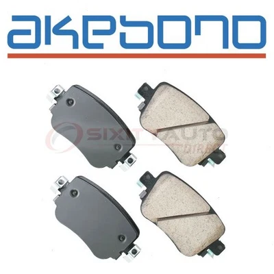 Akebono EURO Rear Disc Brake Pad Set for 2016-2018 Audi Q3 Quattro - Braking ji Foto 1 de 4