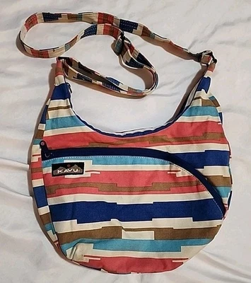 KAVU Sydney Cartera Bandolera Cartera Azteca Bolso de Hombro Ajustable Lona Eslinga Foto 1 de 4