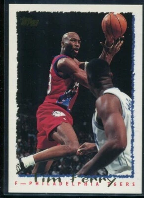 1994 Topps Basketball Tim Perry #97 Philadelphia 76ers - Image 1 of 2