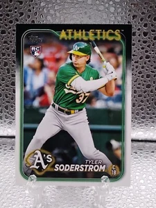 Tyler Soderstrom 2024 Topps Series 1 #244 Base RC - Picture 1 of 2