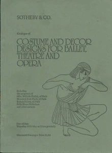 SOTHEBY TANZTHEATER KOSTÜM DESIGN Bakst Benois Erte Gontcharova Wittop Katze 74 - Bild 1 von 1