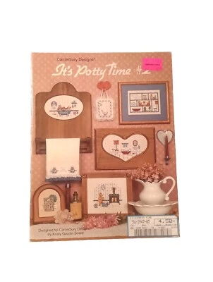 It's Potty Time #2 Canterbury Designs Counted Cross Stitch  - Image 1 of 2