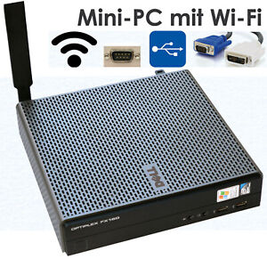 Mini Computer Dell FX160 80GB HDD 2GB RAM RS-232 Atom 1,6GHZ Wifi Win Xpemb O700