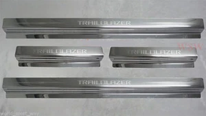 DOOR SILL SCUFF PLATE STAINLESS STEEL HOLDEN COLORADO 7 TRAILBLAZER SUV 2012-17 - Picture 1 of 4