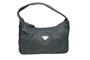 Authentic Vintage Prada Hobo Black Nylon Bag - Picture 1 of 17