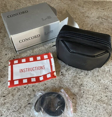 Vintage Concord L-3 Camera W/Case, Strap Instructions New Open Box - Image 1 of 4