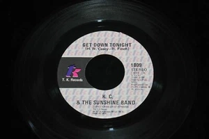 KC & The Sunshine Band /Get Down Tonight  / You Don't Know  7" VG+  - Imagen 1 de 2