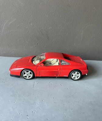 FERRARI TESTAROSSA 348TB 1989 B BURAGO SCALA 1/18 - Immagine 1 di 4