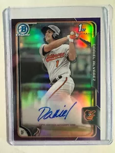 K223,003 - 2015 Bowman Chrome Prospect Auto Purple #BCAPDA Dariel Alvarez #/250 - Picture 1 of 1
