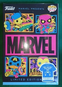 NEU! FUNKO POP! T-SHIRT MARVEL SCHWARZLICHT KURZARM UNISEX - MEDIUM - Bild 1 von 5