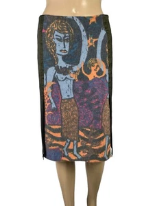 custo barcelona printed maxi skirt size S - Picture 1 of 10
