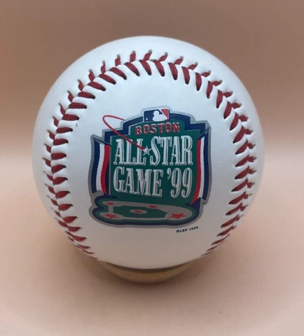 1999 MLB All-Star Game Boston Souvenir Fotoball Baseball- Junior Sports- w/ cube Cover
