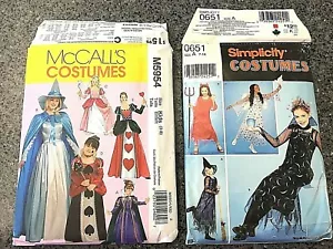 Costume Patterns(2)Girls McCalls5954 Size 3-8;Simplicity0651 SizeA 7-14,Both New - Picture 1 of 7