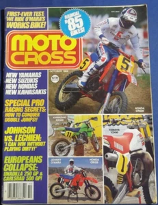 MotoCross Magazine Oct 1984  Johnny O Works 125  Unadilla Lechien vs RJ Carlsbad - Picture 1 of 7