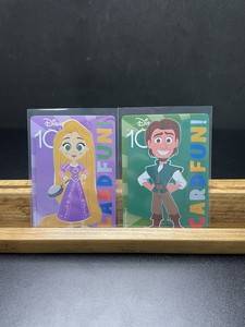 Tangled Flynn Rider Duo Rapunzel 2023 Card Fun Disney 100 Joyful Rainbow Card