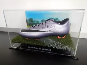 Signed Matthew Johns NRL Football Boot - Proof COA - Newcastle Knights - Picture 1 of 6