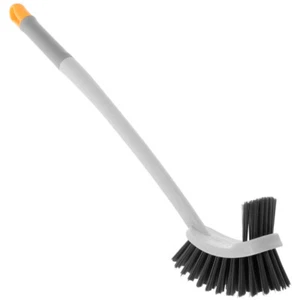 Toilet Brush Bathroom Scrub Tool Washing Accessory under Rim Bowl - Picture 1 of 12