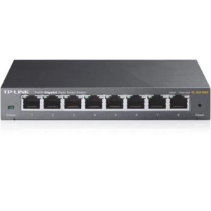 TP-LINK TL-SG108E 8x Port Desktop Gigabit Smart Switch Metall IGMPv3 - Bild 1 von 5