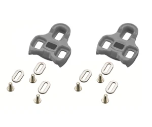 KIT PLACCHETTE GRIGIE 5° COMPATIBILI LOOK KEO PEDALI BICI CORSA TACCHETTE SGANCI - Picture 1 of 3