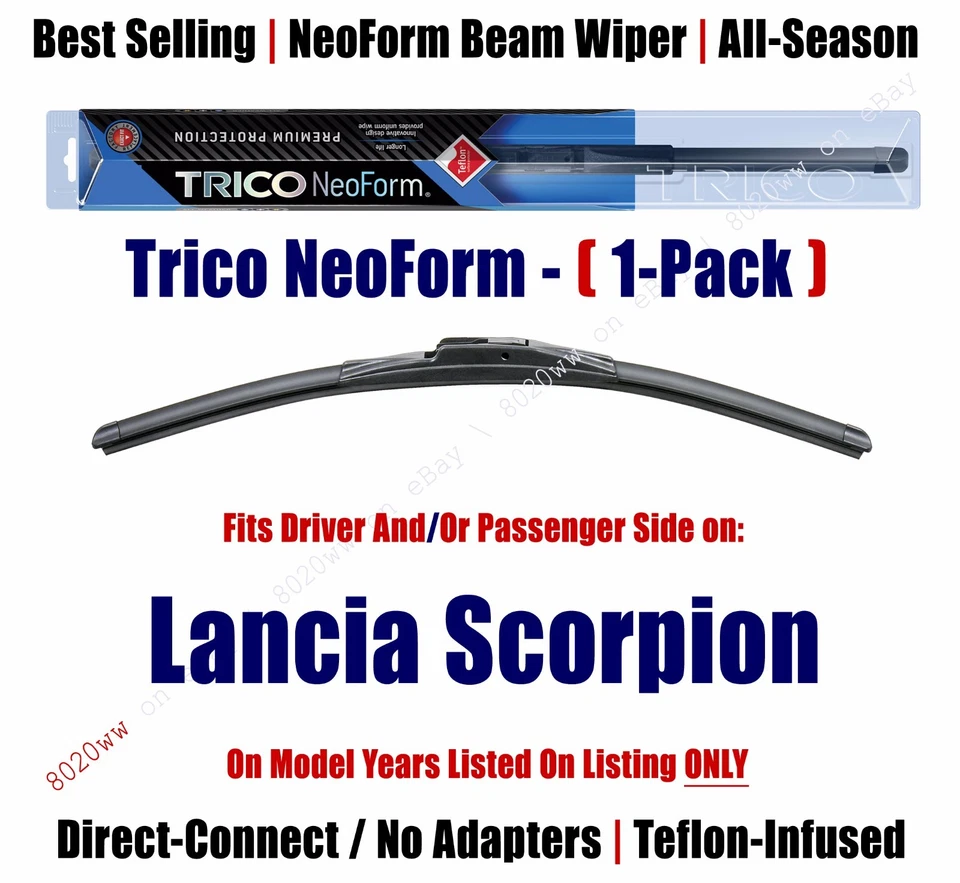Limpiaparabrisas Super Premium NeoForm (cantidad 1) se adapta a Lancia Scorpion 1976 - 16160 Foto 1 de 1