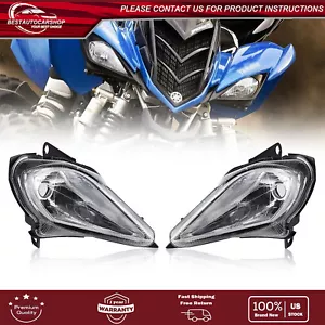 For 2006 - 2022 Yamaha Yfz 450 Raptor Yfm 250 350 700 Headlights Assemblies Pair - Bild 1 von 9