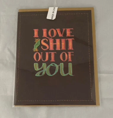 I Love the Sh*t Out of You by Emily McDowell & Friends Greeting Card Valentines - Image 1 of 4