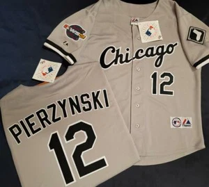 1728 Chicago White Sox AJ PIERZYNSKI 2005 World Series Baseball Jersey GRAY New - Picture 1 of 1