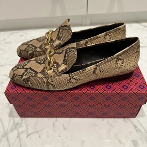 TORY BURCH JESSA LOAFER Mini Lilith Lux Embossed Desert Dusk SZ US 9.5 NIB - Picture 1 of 11