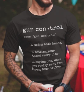 Gun Control Funny Shirts 2nd Amendment 1776 Pro Gun Patriotic Shirts For Men - Picture 1 of 5