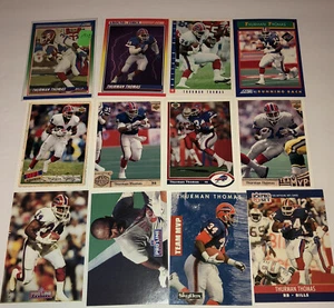 Thurman Thomas Lot 12 Buffalo Bills NFL Football Karten Mitglied HOF A10 - Bild 1 von 3