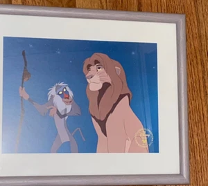 Disney Store Animation Art The Lion King, licensed reproduction cel art framed - Picture 1 of 2