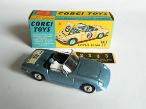 Corgi Toys 318 Lotus Elan S 2 in OVP - Vintage