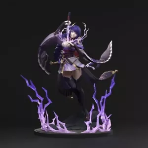 Genshin Impact Raiden Shogun Figure Toy Anime PVC Collection Model - Picture 1 of 4
