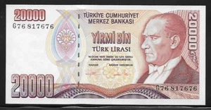 Türkei P-202 20.000 Lira 1995 unc - Bild 1 von 1