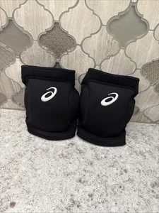ASICS Knee Pads Volleyball Black Unisex One Size Cushioning Lightweight - Picture 1 of 3
