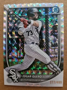 Bowman 2025 cromo - Edgar Quero refractor geométrico 278/499 #88 White Sox como nuevo - Imagen 1 de 10