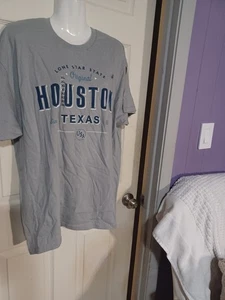 Gildan Gray Houston Texas Tee - Picture 1 of 4