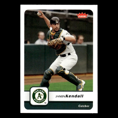 Tarjeta de béisbol Jason Kendall #35 2006 Fleer Oakland Athletics MLB casi nueva Foto 1 de 3