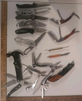 Cuchillo utilitario de bolsillo multiherramienta lote-14 Gerber Frost Husky Black Ops Más Foto 1 de 4